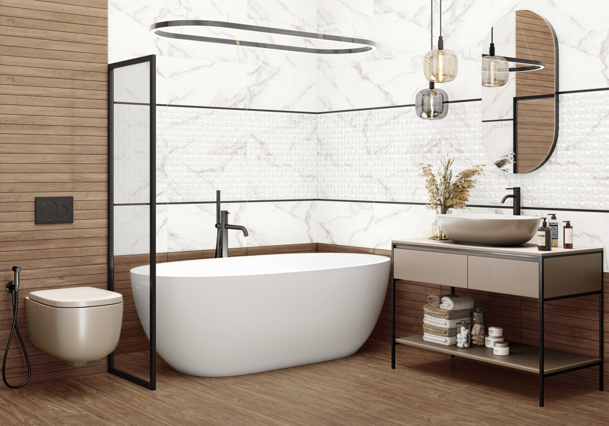 New Trend Аурея / Aurea Керамическая плитка настенная 300 x 600 x 9 WT36AUU00