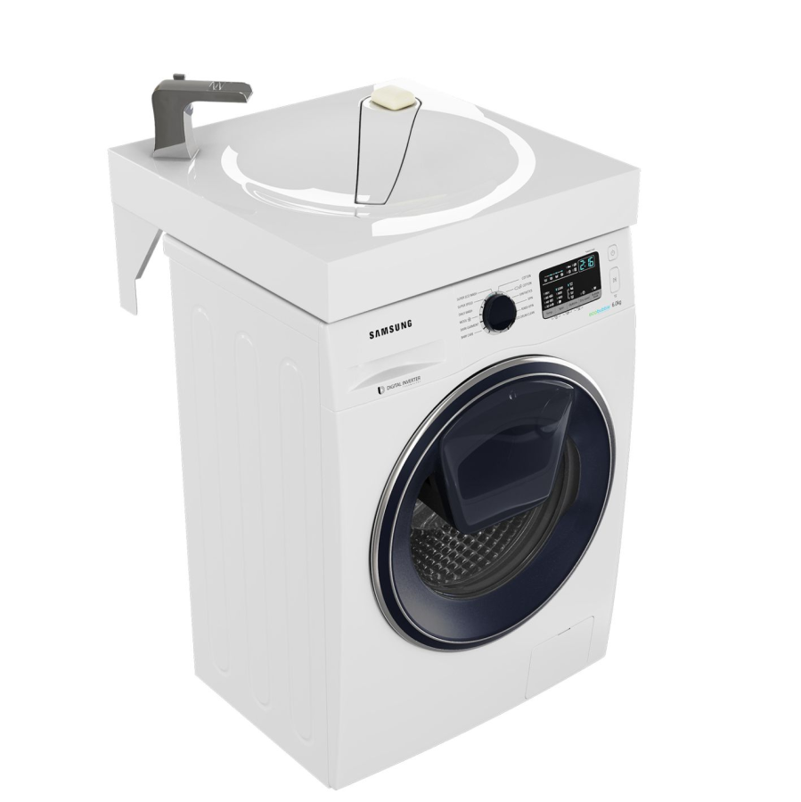 Mirsant Anna 60 раковина из литьевого мрамора над стиральной машиной УТ000101254