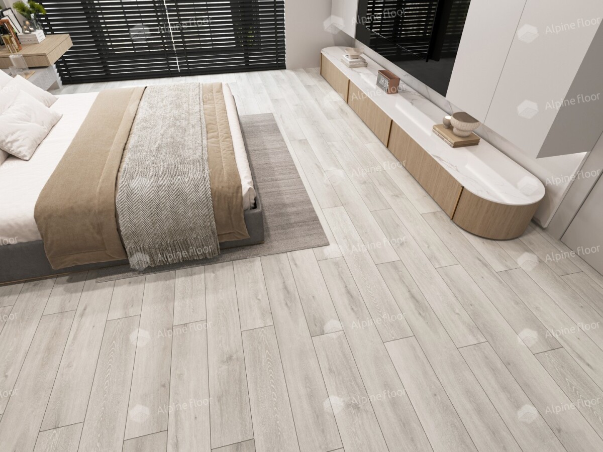Alpine Floor Classic Light SPC ламинат Ясень Серый ECO 134-55 MC-R 1220 х 183 х 3.5 mm