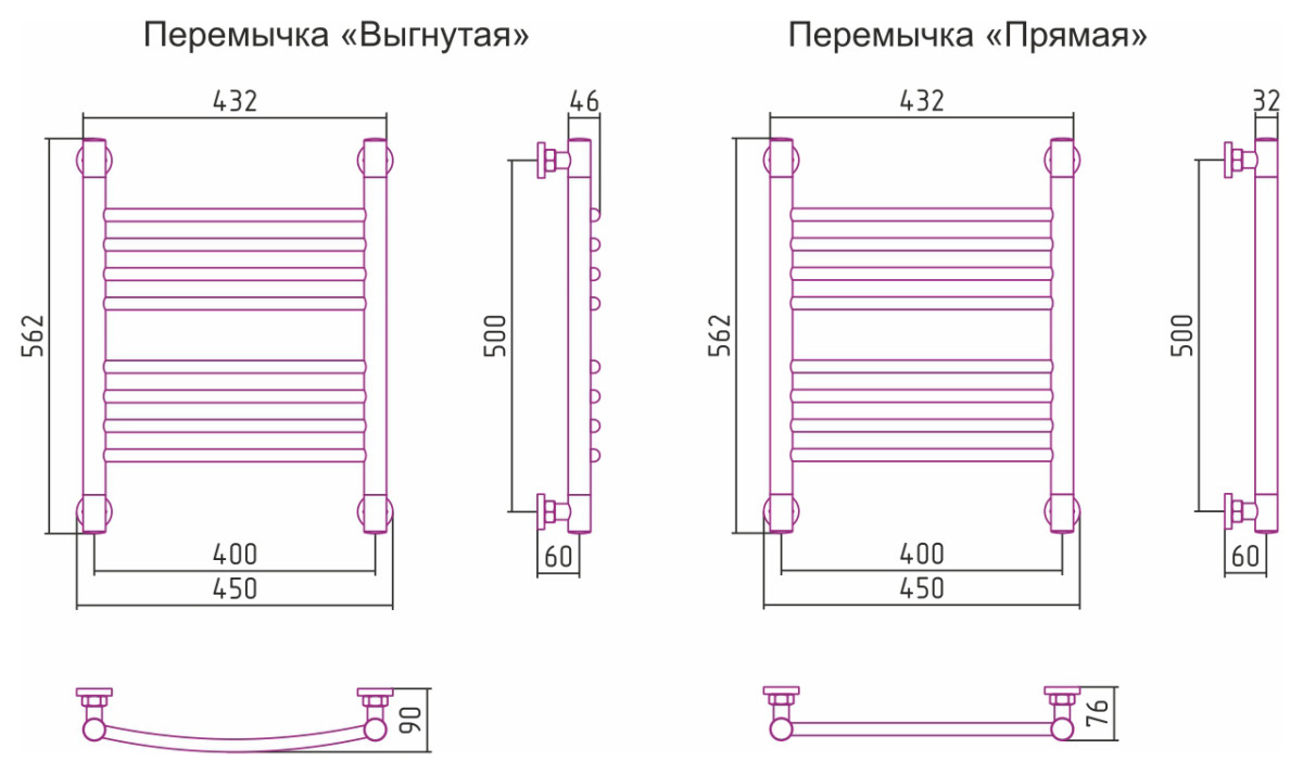 Сунержа Богема+ полотенцесушитель водяной 500*400
