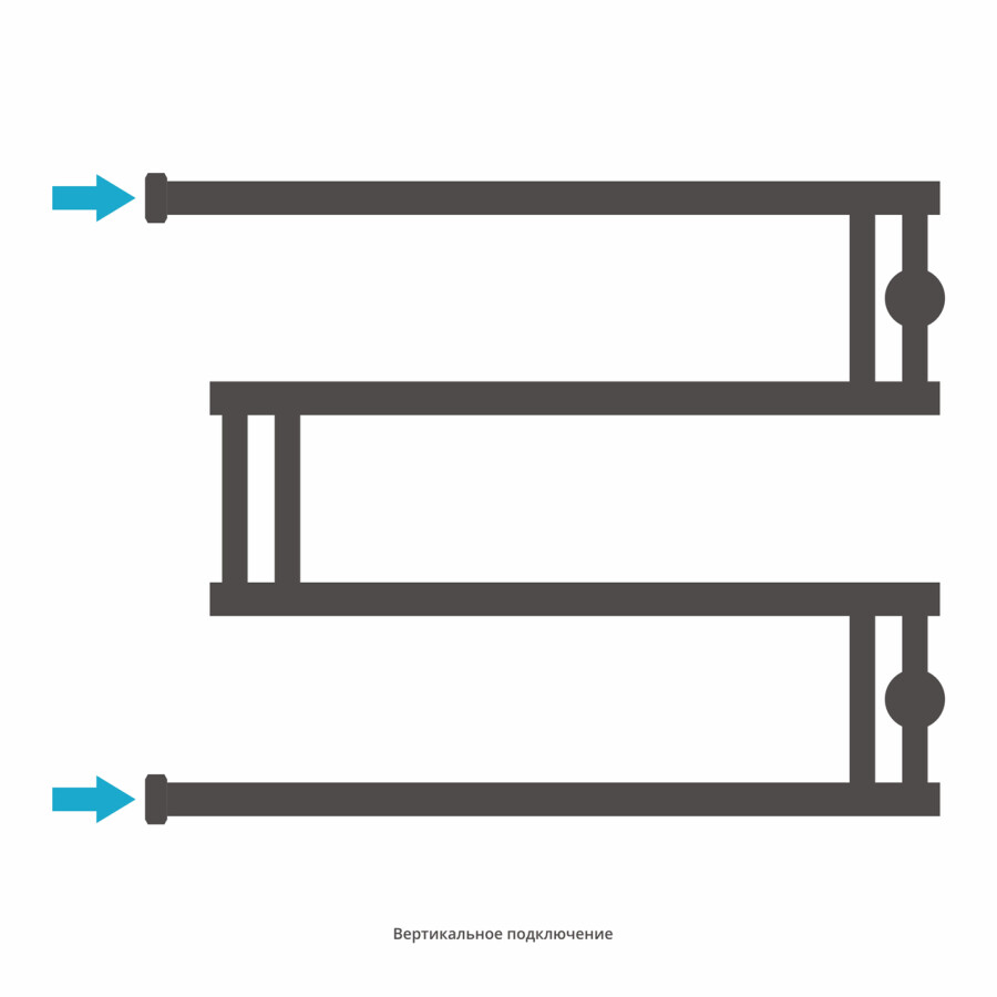 Сунержа High Tech полотенцесушитель водяной 500*600