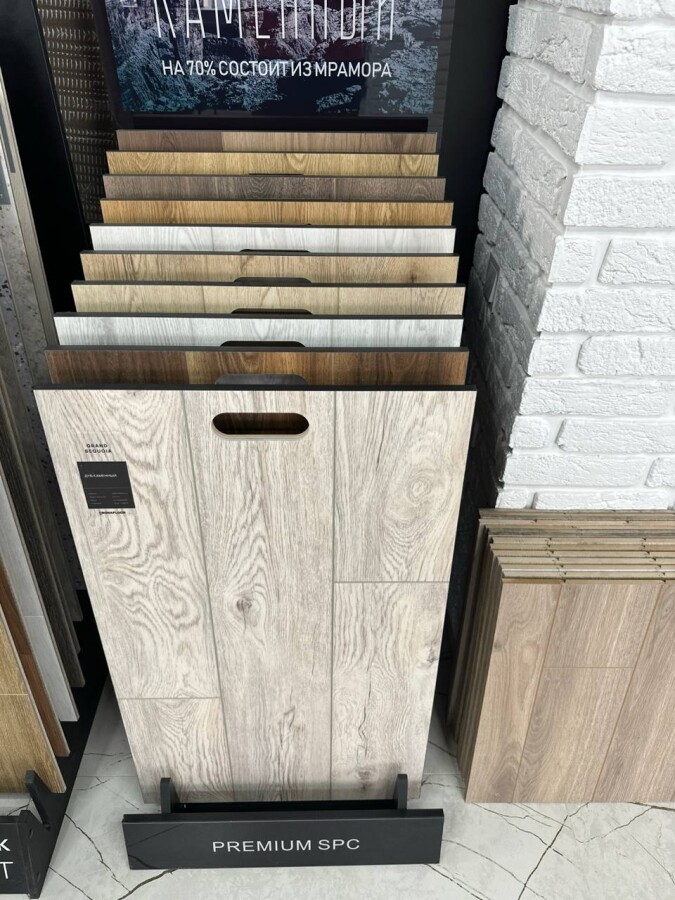 Водостойкий SPC ламинат CronaFloor GS 4V Дуб Скальный 1200х180х5.0 Т088172