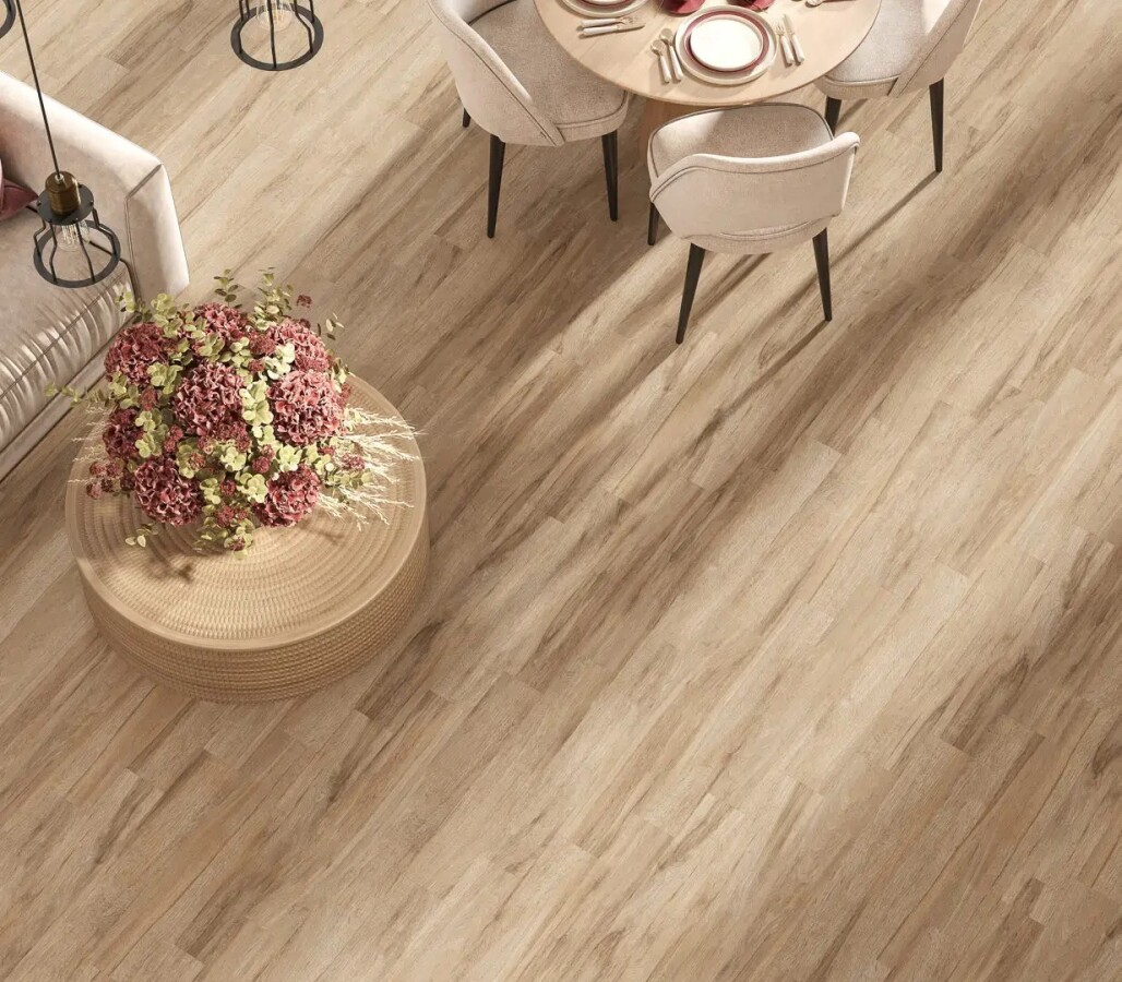 Керамический гранит Kerama Marazzi Прованс Лавр бежевый тёмный матовый обрезной 13x80x0,9 KM1380G0021R