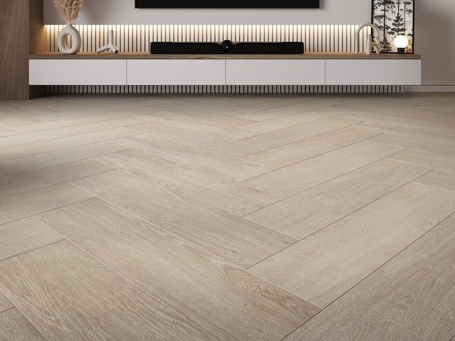 Керамогранит Cersanit Woodberry светло-серый ректификат рельеф 21,8x89,8 A17757