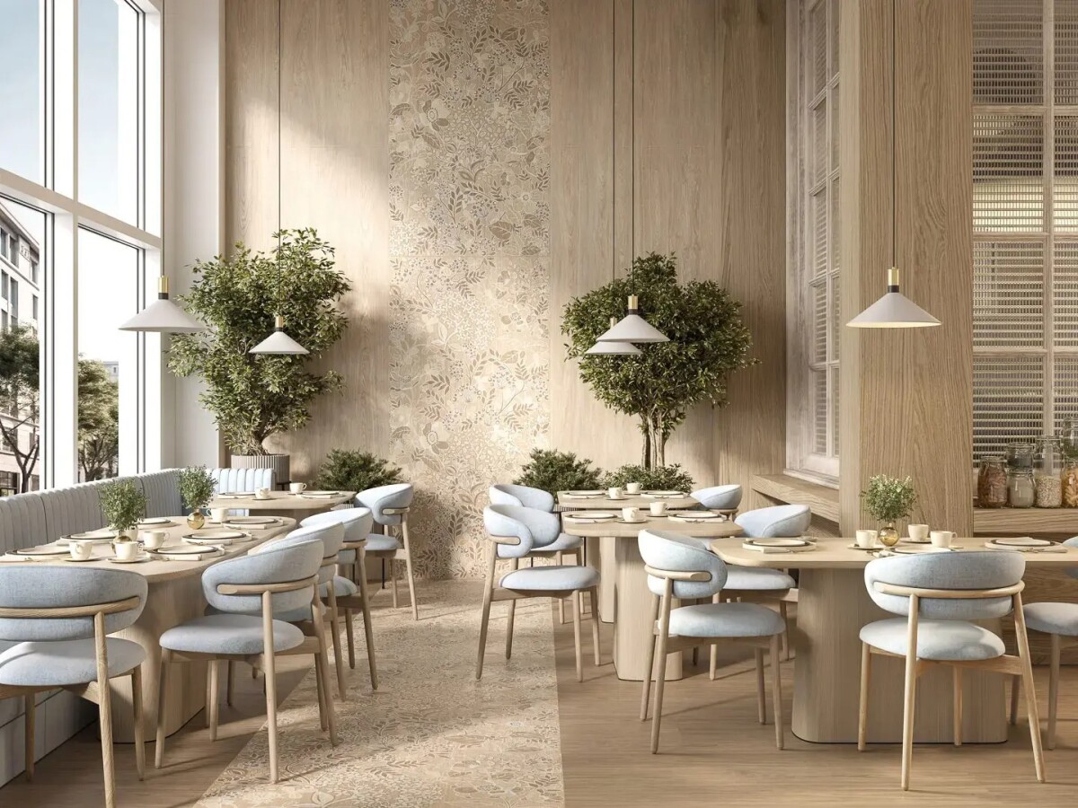 Керамический гранит Kerama Marazzi Прованс Люберон бежевый декорированный матовый обрезной 119,5x238,5x0,9 KM1224G0061R