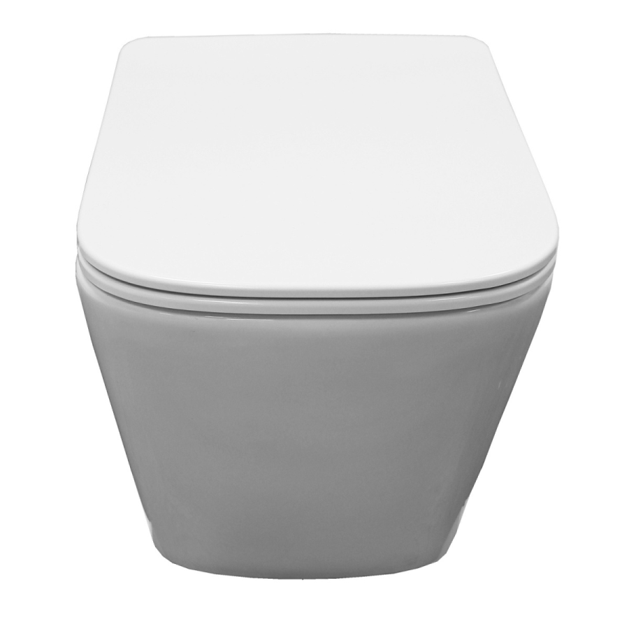 Azario LEGENDA унитаз подвесной безободковый с сиденьем микролифт и смывом Tornado AZ-2305AS