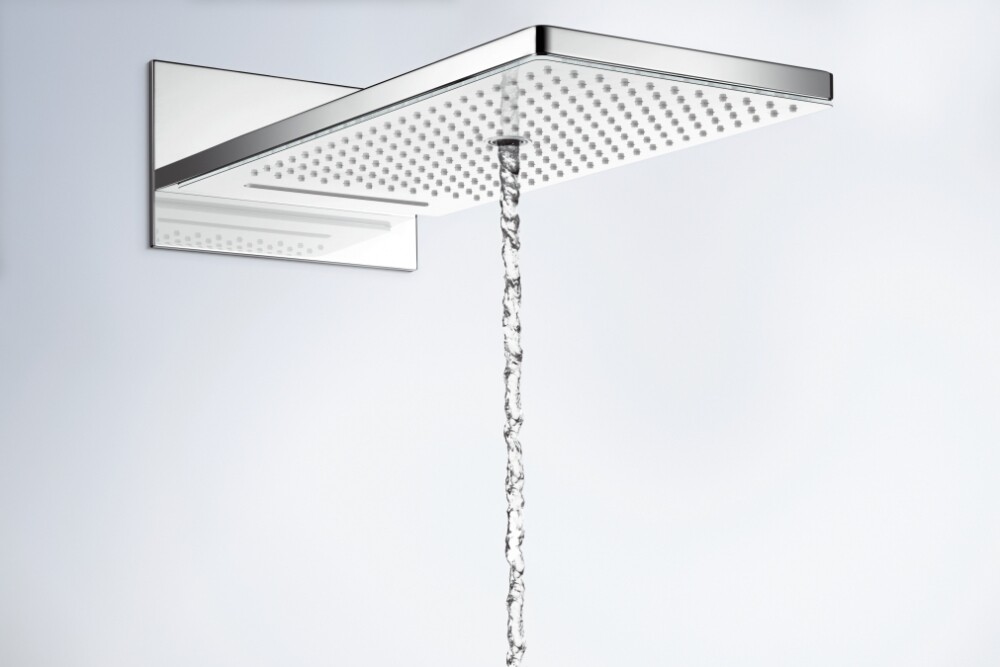 Hansgrohe Rainmaker Select Верхний душ 580 3jet хром-черный матовый 24001600