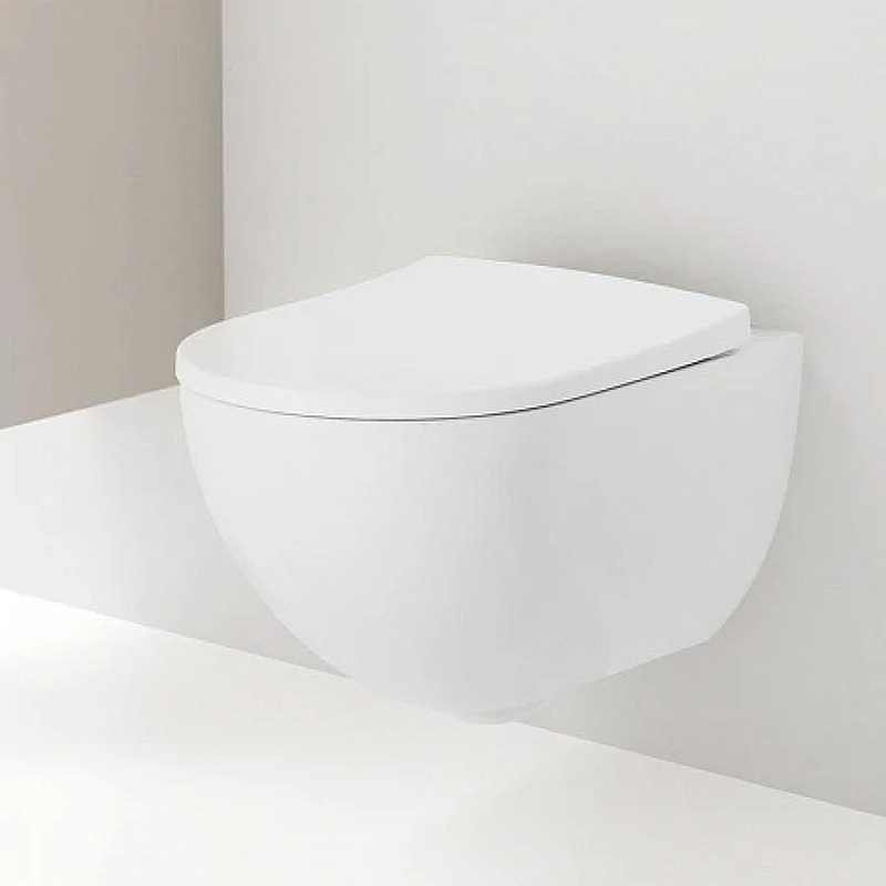 Geberit Acanto унитаз подвесной безободковый без крышки-сиденья 500.600.01.2