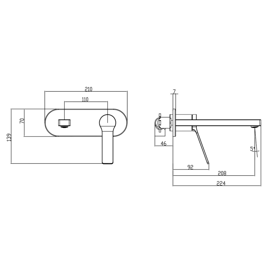 Azario Vise смеситель для раковины хром AZ-VSA148330C