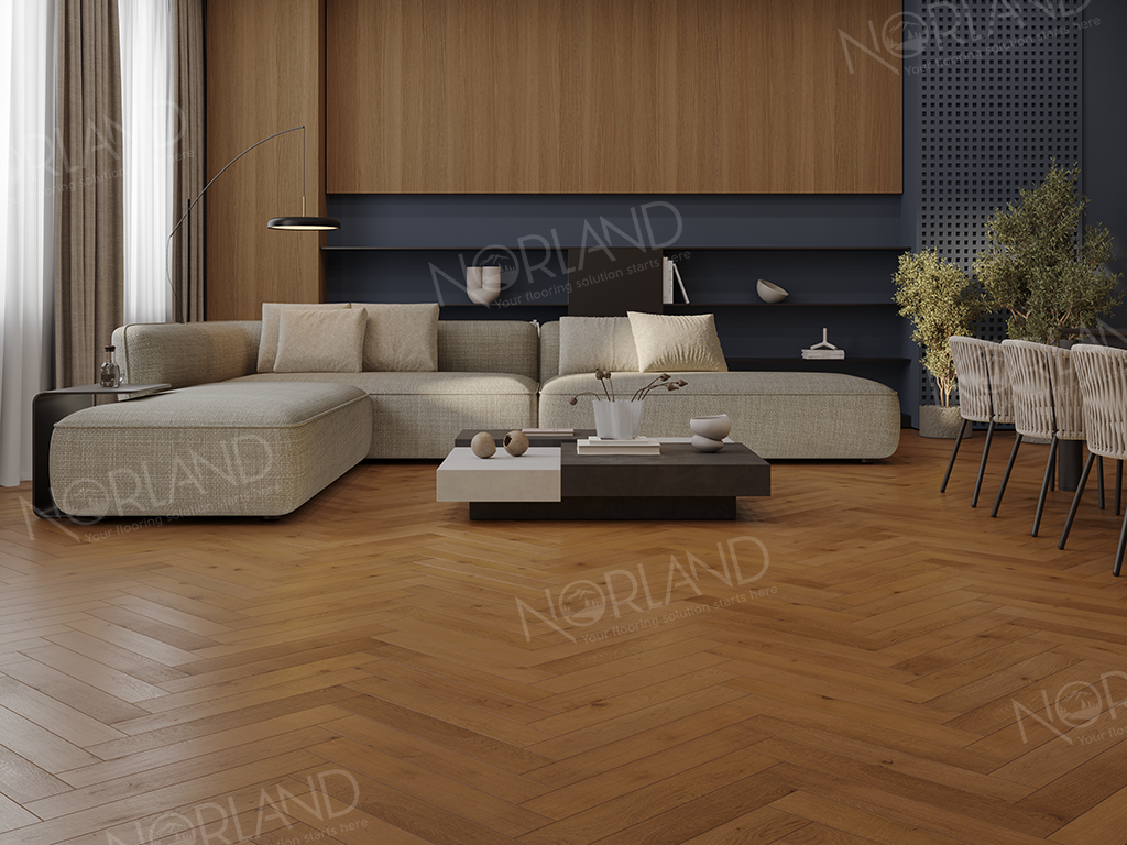 Ламинат Alpine Floor Norland Herringbone Elegant LF303-13 Дуб Помона 600х100х8 mm