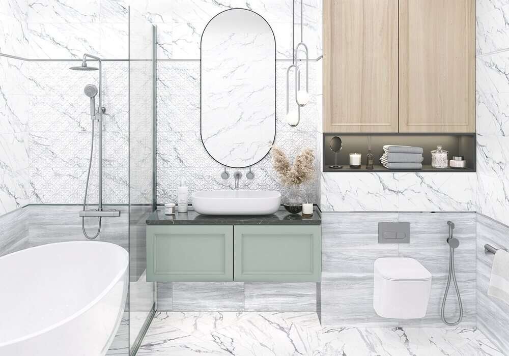 AltaCera Lima Calacatta плитка настенная 249*500 WT9LIM00