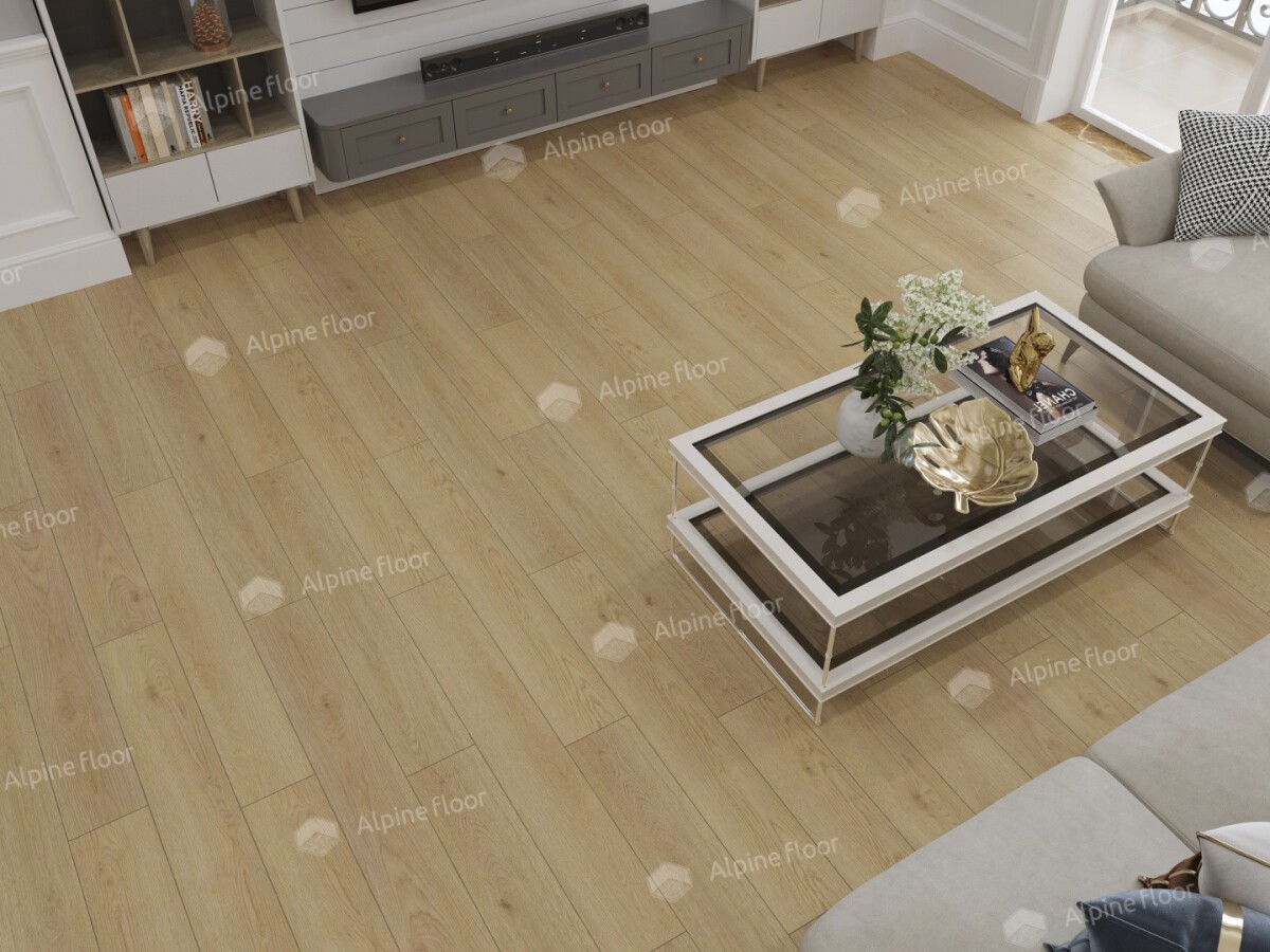Alpine Floor Easy Line Кварцвиниловая плитка LVT Дуб Марципановый ECO 3-37 PB 1219.2 х 184.15 х 3 mm