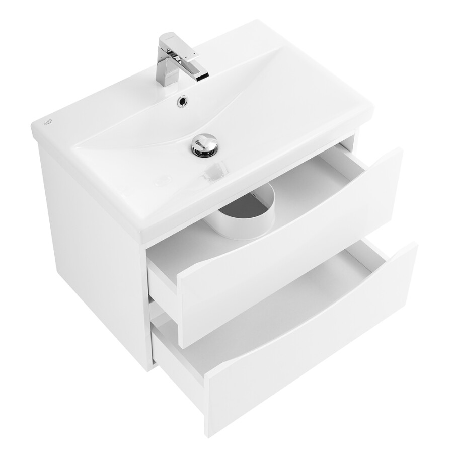 BelBagno MARINO-​600-2C-​SO-BL-P тумба с раковиной подвесная
