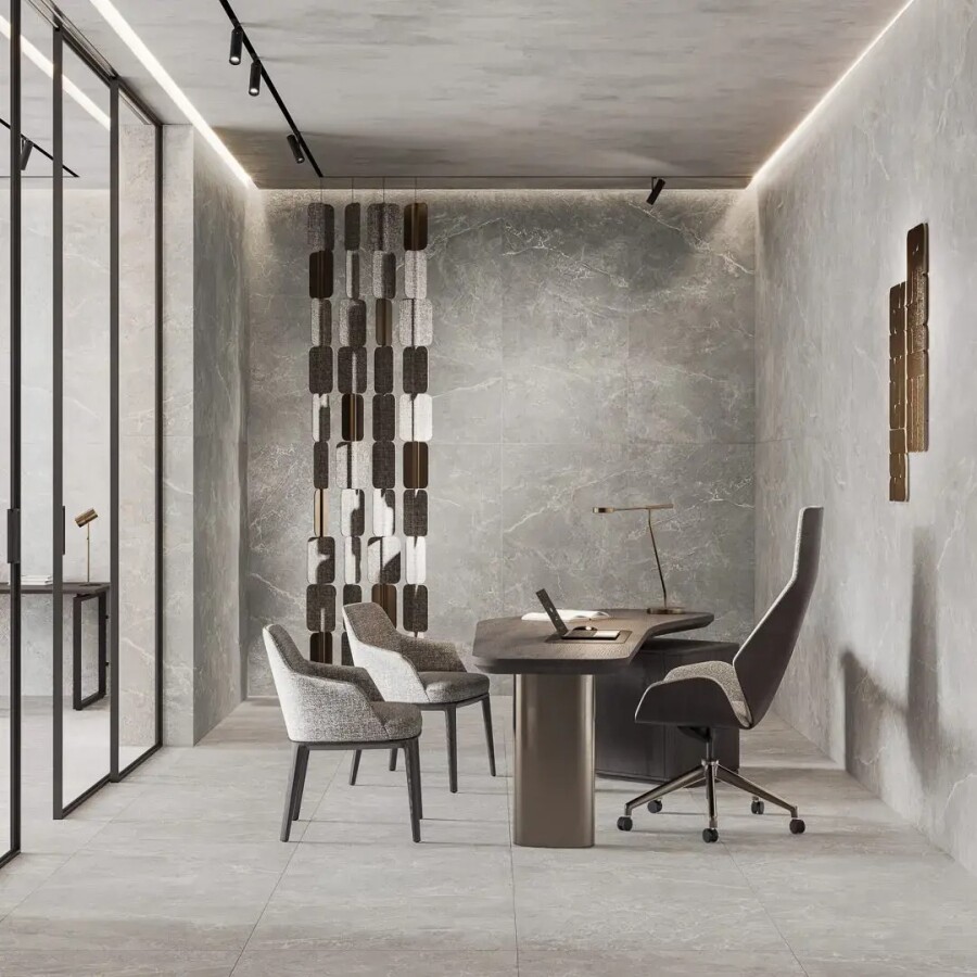 Керамический гранит Kerama Marazzi Прованс Бриансон коричневый матовый обрезной 80x160x0,9 KM8016G0291R