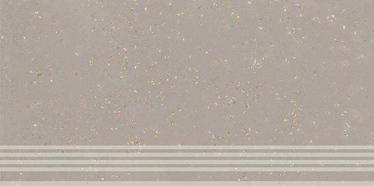 Керамический гранит Ступень Kerama Marazzi Прованс Пунтум серый светлый матовый обрезной 30x60x0,8 KM6060G1191R8GRF