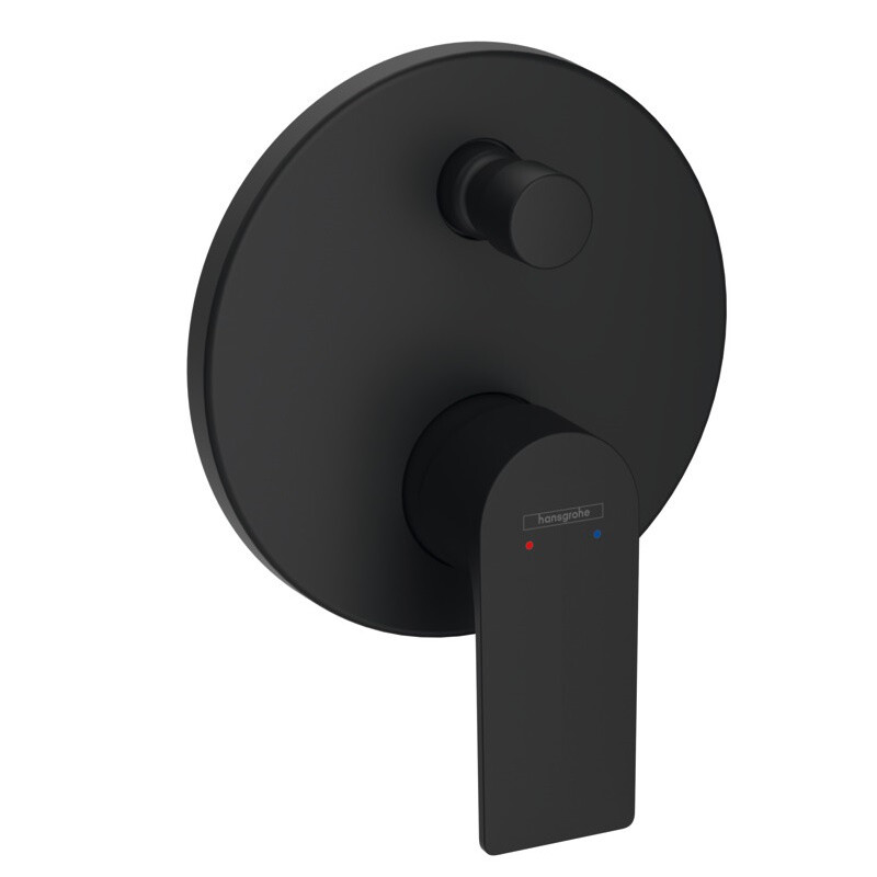 Hansgrohe 72468670S Set HG Rebris E смеситель для ванны скрытого монтажа (72468670+01800180) матовый черный