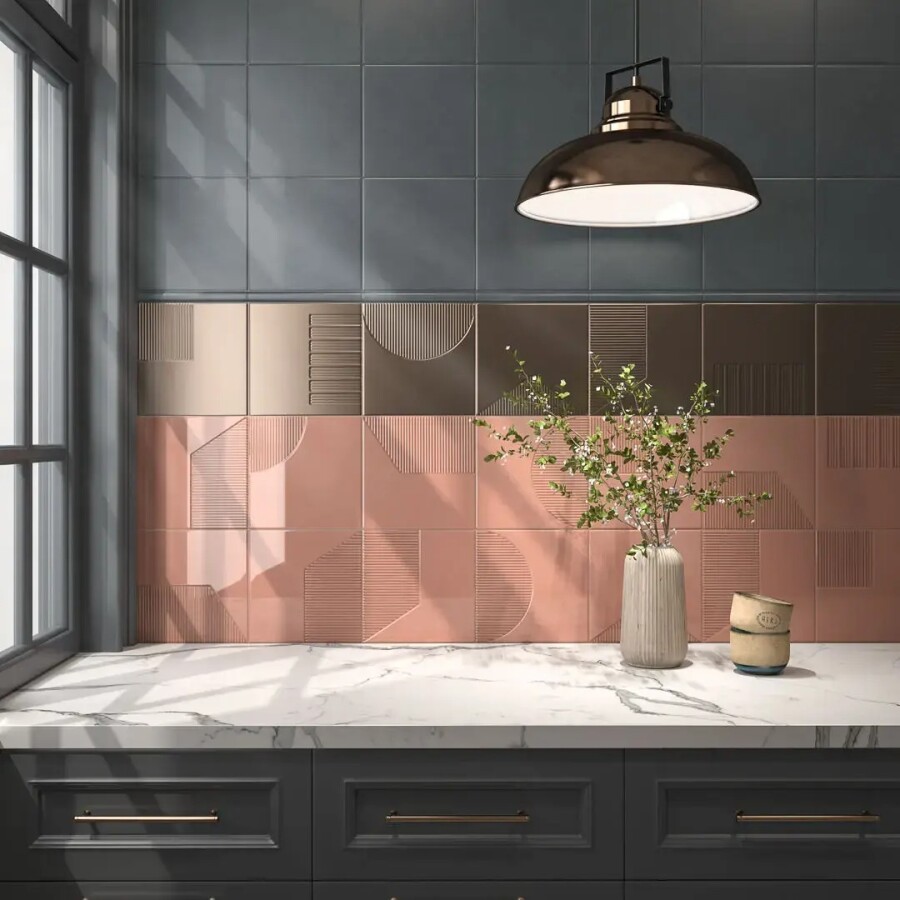 Керамическая плитка Декор Kerama Marazzi Прованс Пикассо бронза глянцевый структура 20x20x0,69 KMD2SOC001BN