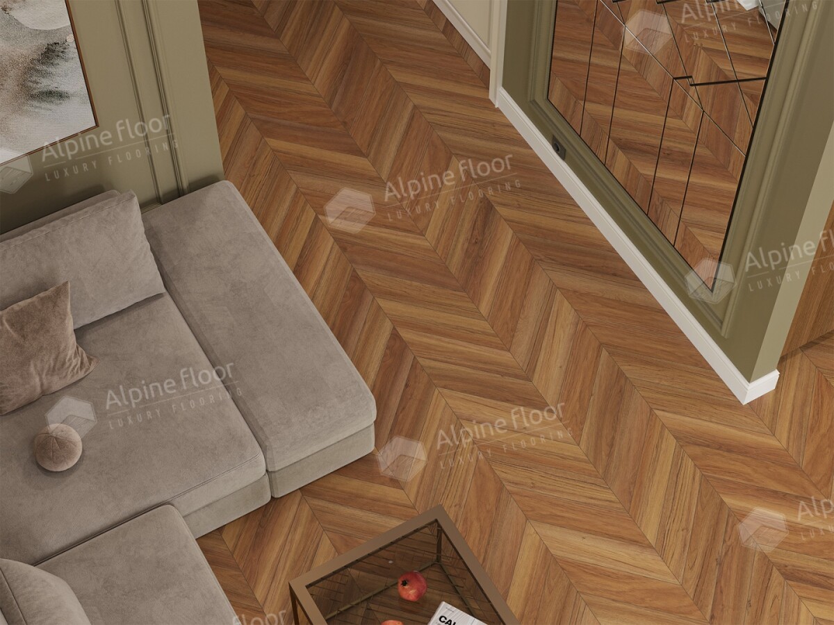 Ламинат Alpine Floor Chevron Art LF109-08, 550*112*12mm