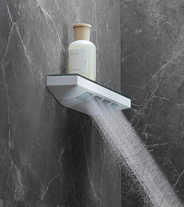 Hansgrohe Rainfinity Боковой душ 500 1jet с полкой хром 26243000