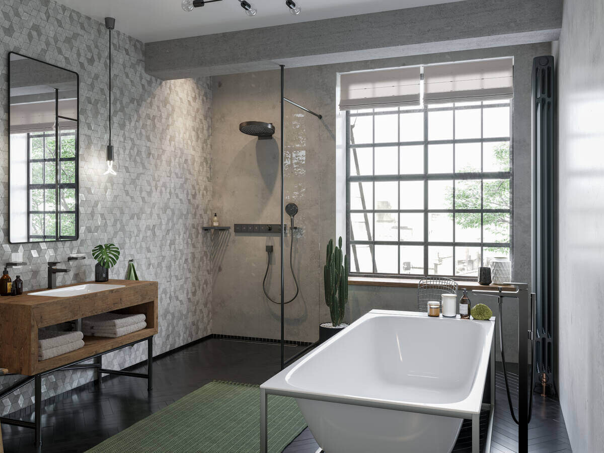 Hansgrohe Rainfinity Верхний душ 360 3jet с настенным креплением золото 26234990