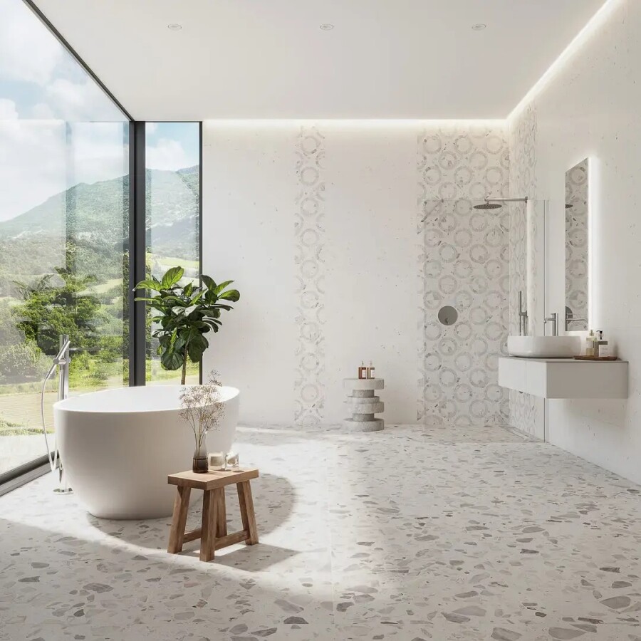 Керамический гранит Kerama Marazzi Прованс Тараскон Бежевый светлый матовый обрезной 60x60x0,9 KM6060G0701R
