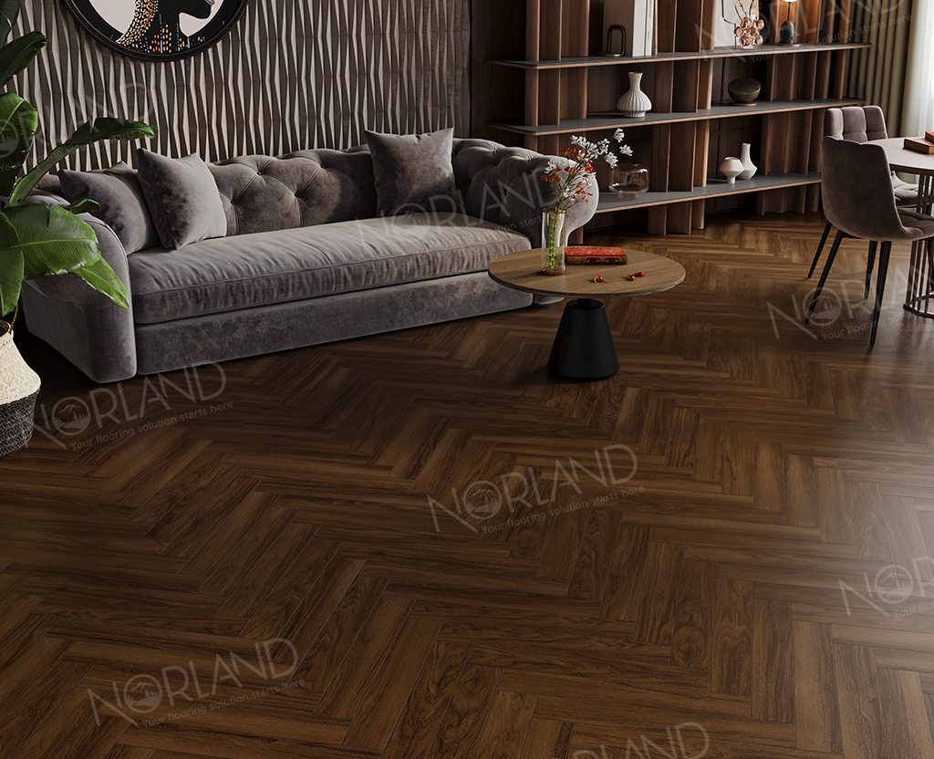 Ламинат Alpine Floor Norland Herringbone Elegant LF303-22 Дуб Треско 600х100х8 mm
