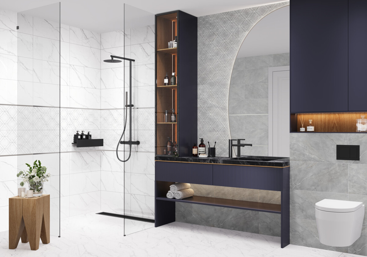 New Trend Лимс светлый / Lims Light Керамическая плитка настенная 300 x 600 x 9 WT36LMM00
