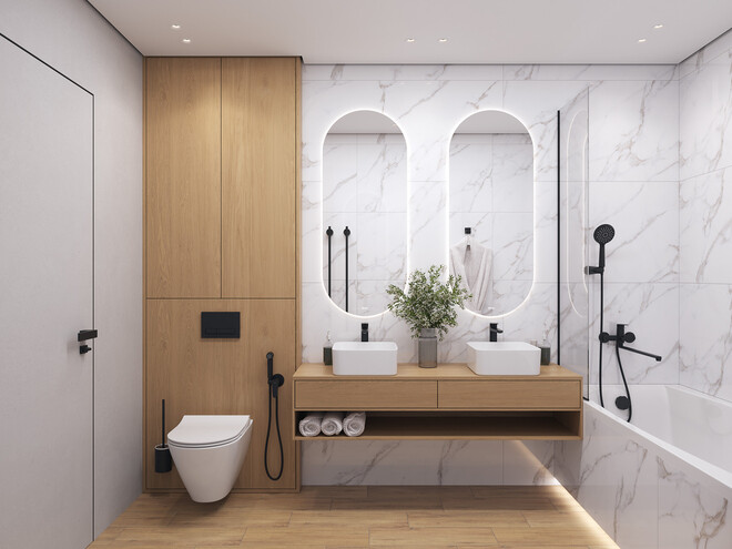 Керамогранит Cersanit Neve полированный белый ректификат 60x120 A17419