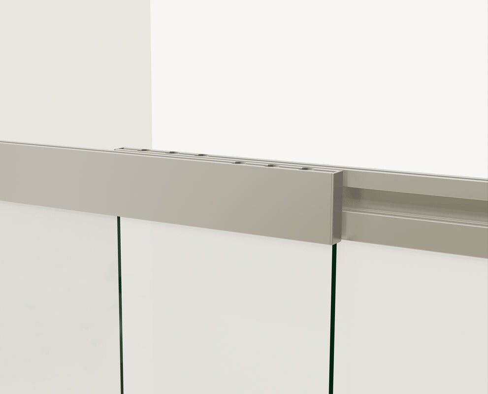 Vincea душевая шторка VSB-1E100CGB 100х145 черный, стекло тонированное