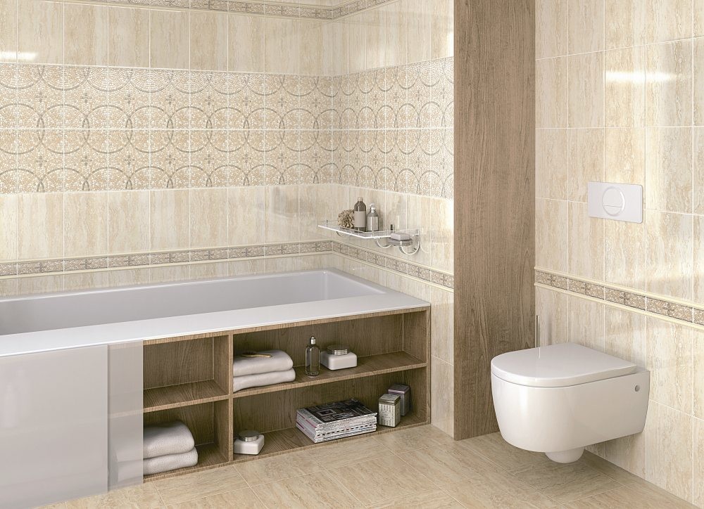 Kerama Marazzi Травертин 20х30 см декор настенный бежевый скульптура