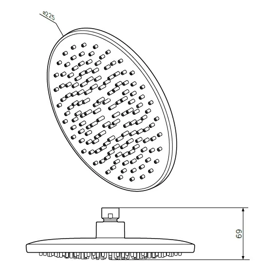 Am.Pm Gem верхний тропический душ F0590022
