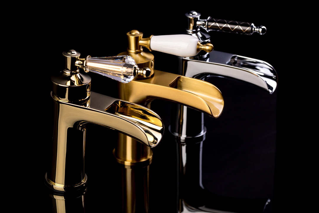 Смеситель для раковины Boheme Vogue Белый / Хром 221