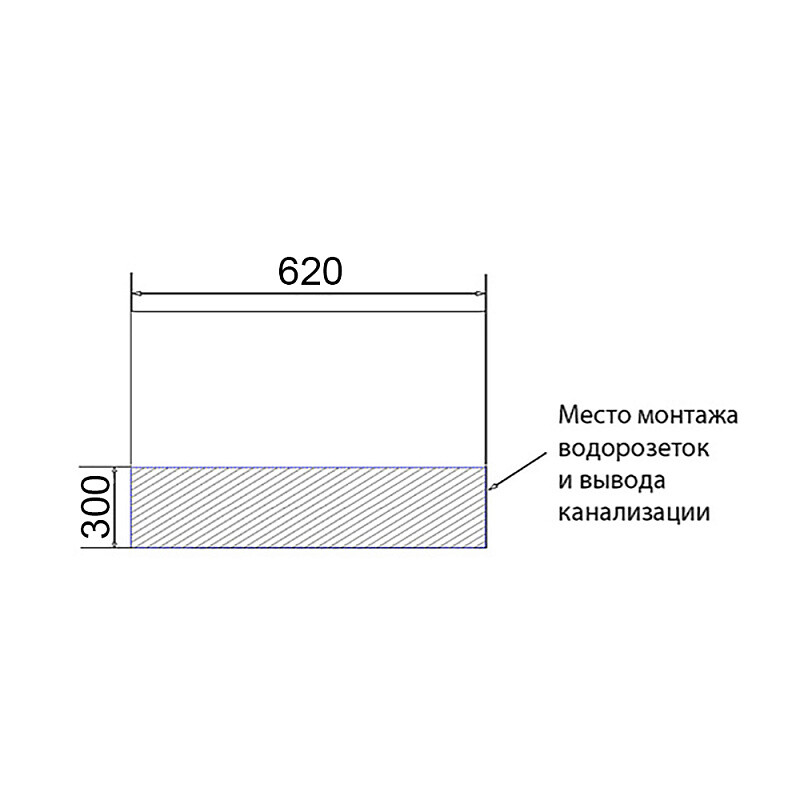Комплект Тумба Azario KANTRI 70/2 подвесная белая глянцевая с раковиной Фостер 70 CS00097251