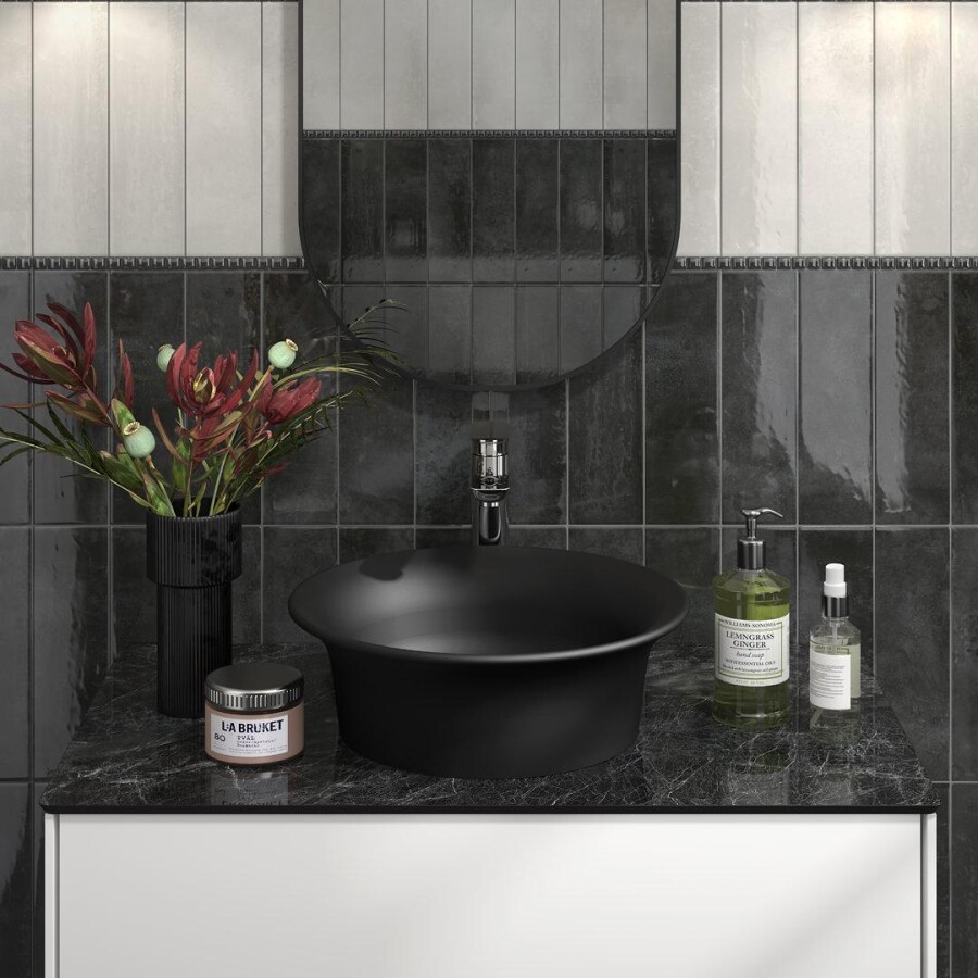 Kerama Marazzi Canaletto CN.wb.40BLK.M раковина накладная 40*40 черная