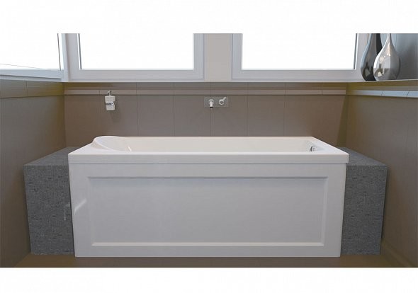 Панель фронтальная для акриловой прямоугольной ванны Aquanet West 160x70 см