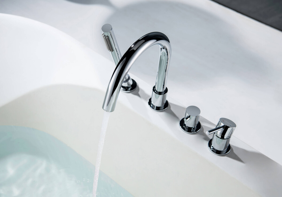 Aquatek Европа Смеситель на борт ванны на 4 отв. AQ1348CR