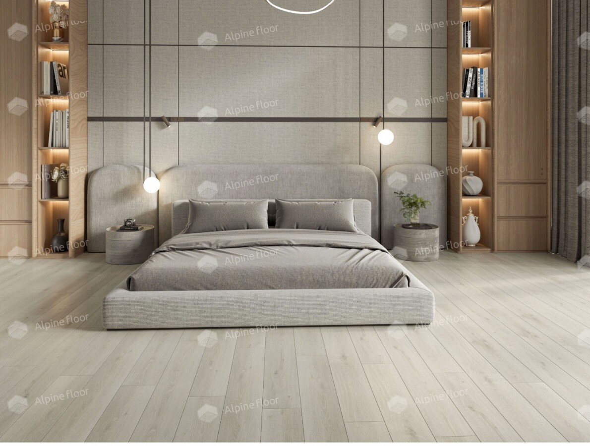 Alpine Floor Ultra Кварцвиниловая плитка LVT Дуб Пепельный ECO 5-16 1219.2 х 184.15 х 2 mm