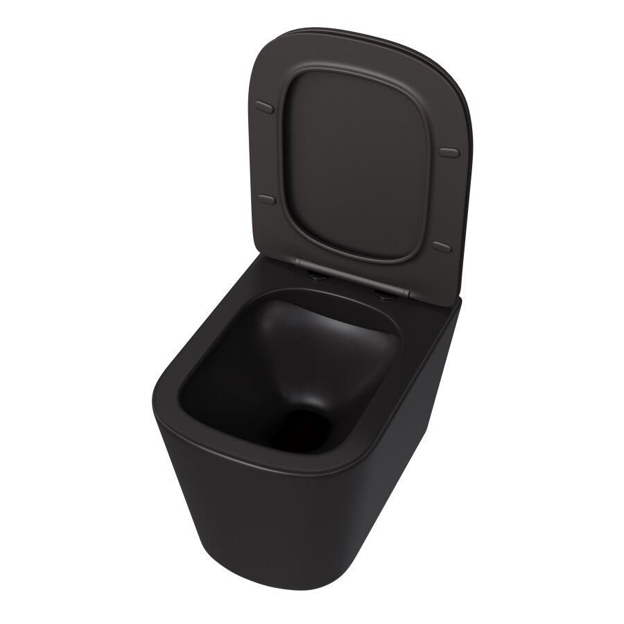 Унитаз Taliente Correto CR25200 Nero подвесной