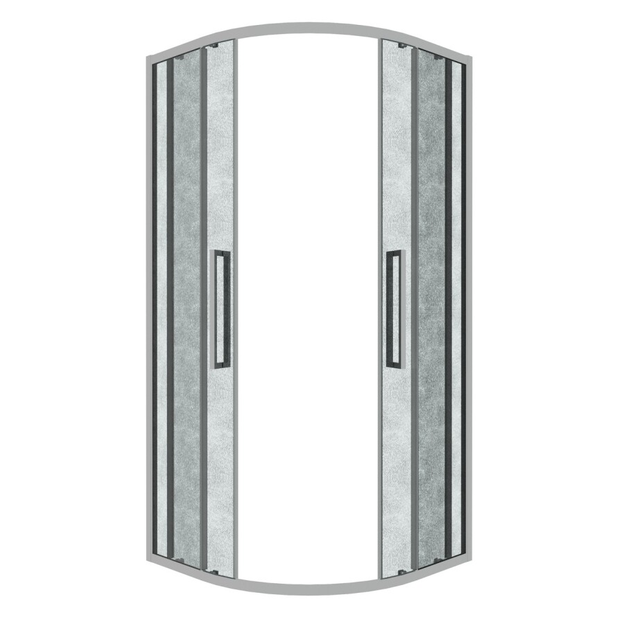 Душевое ограждение Grossman Cosmo 301.K33.02.9090.10.02 (90х90х195) четверть круга,раздвижная,хром,стекло шиншилла, 1 место