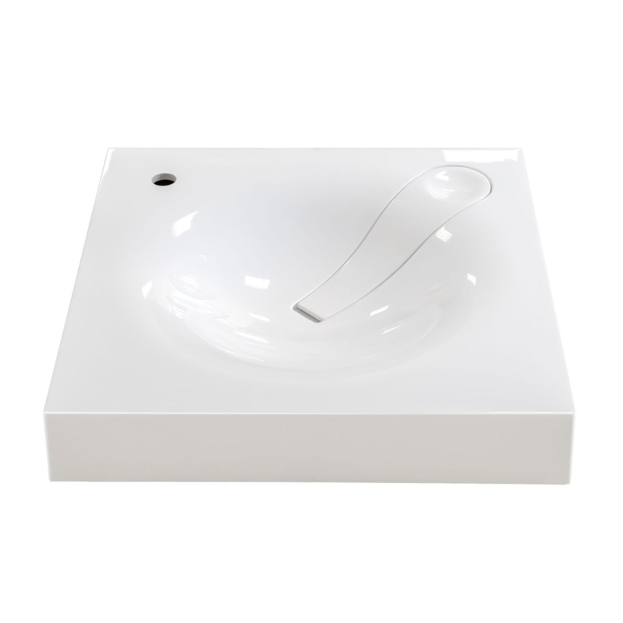 Mirsant Anna 60 раковина из литьевого мрамора над стиральной машиной УТ000101254