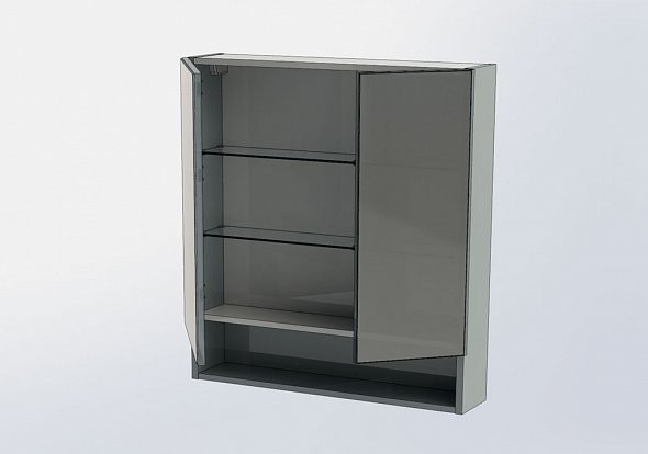 Зеркало-шкаф Aquanet Виго80 79*86 00183401