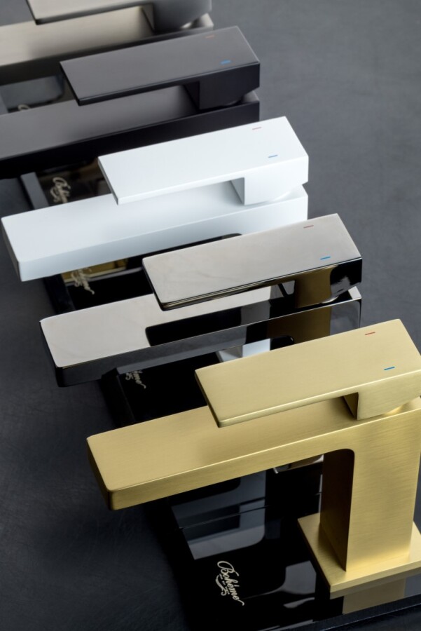 Смеситель для умывальника Boheme Qubic Matt Gun Metal 471-GM