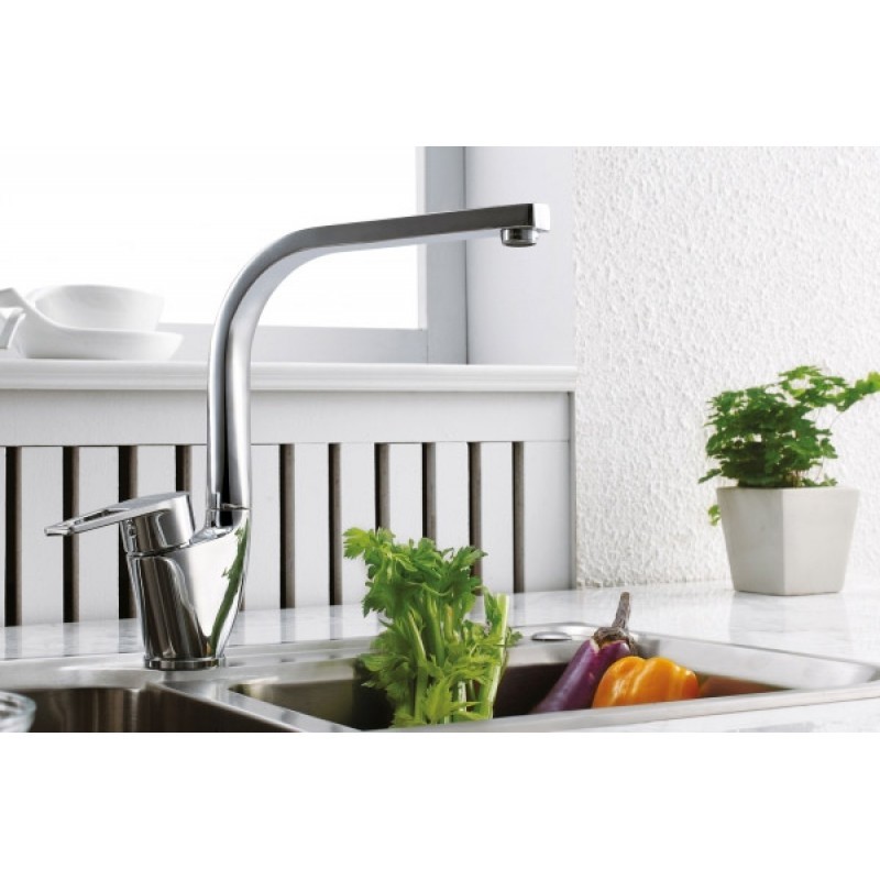Bravat Line F75299C-2 смеситель для кухни хром