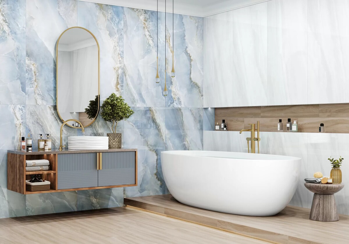 Керамогранит 6060BLM06HG LCM Blumarin Суперполированный 600 x 600 x 8 мм.