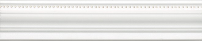 Kerama Marazzi BLE022R Багет Фару белый матовый обрезной 25х5,5 бордюр