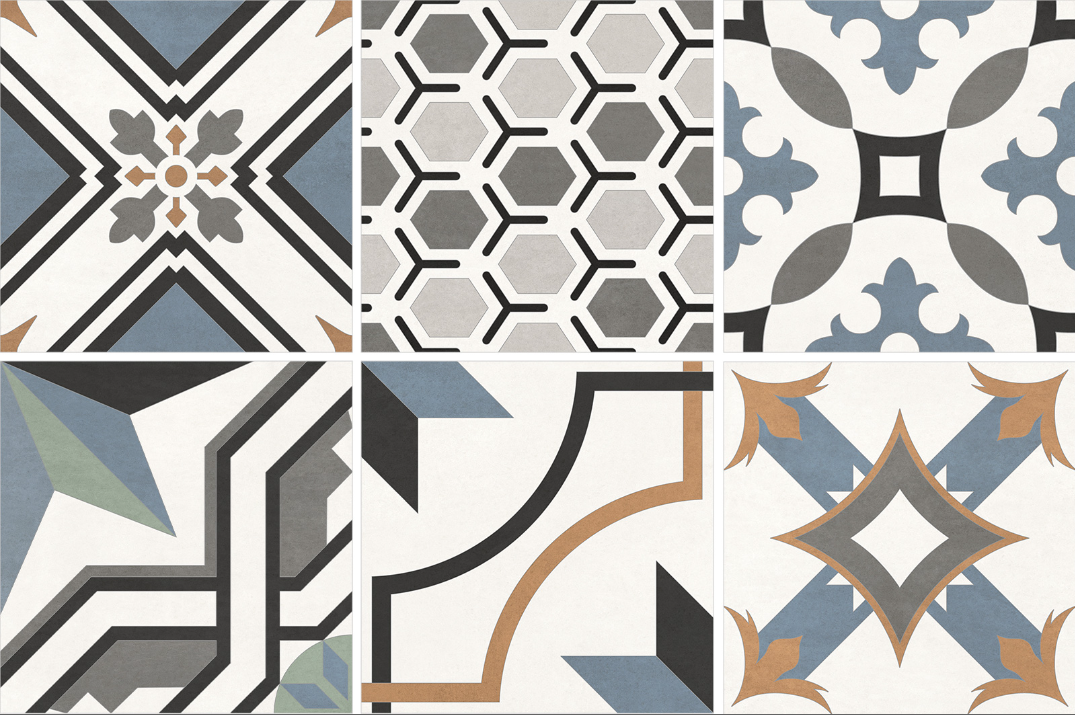 Керамогранит Artkera Group Design Art GP2020DMX23 Design Mix 2 Матовый 200 x 200 x 8 мм.