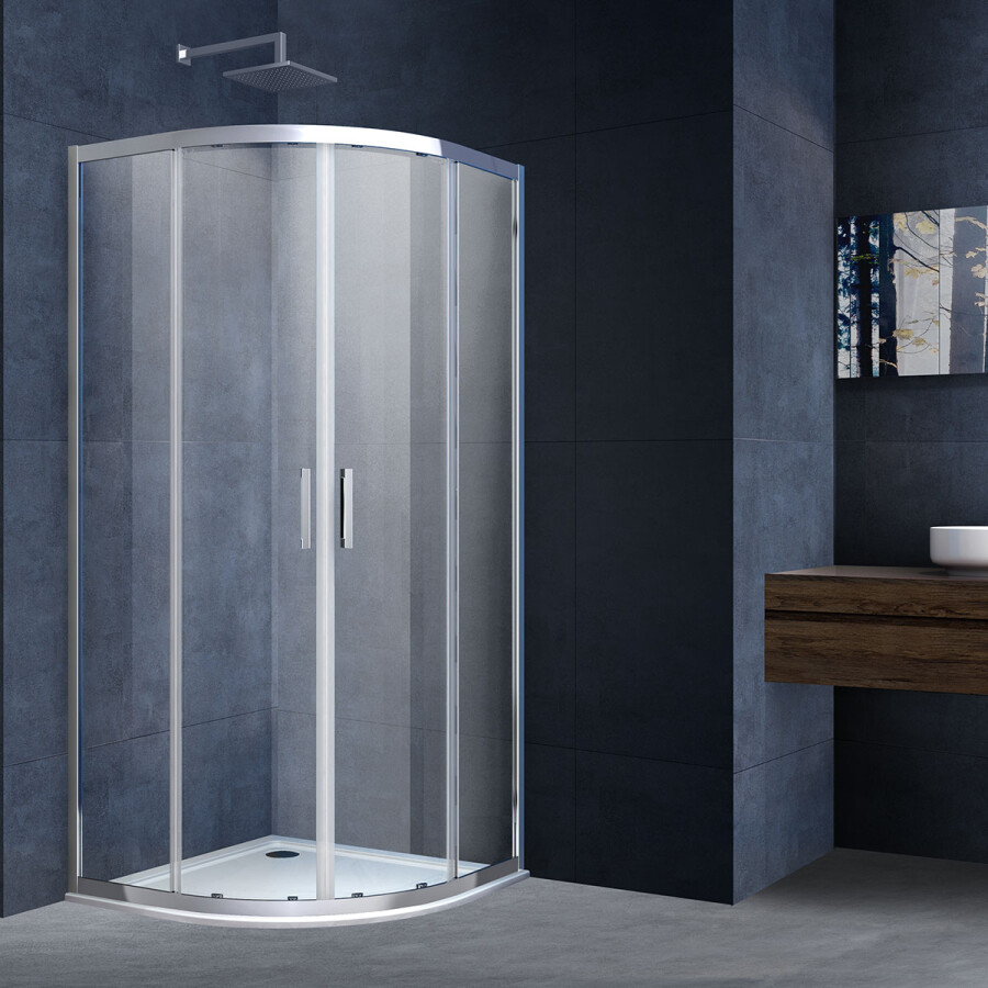 Vincea Alpha душевой уголок VSQ-3AL900CL 90х90 хром, стекло прозрачное