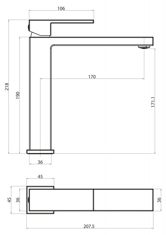 BelBagno Magna MAG-LMC-CRM смеситель для раковины