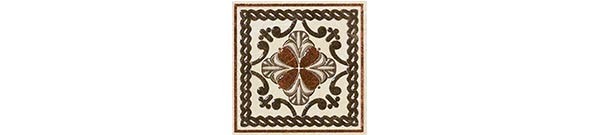 Coliseum Gres Sicilia Marrone Angolo Naxos 10x10 вставка напольная коричневая