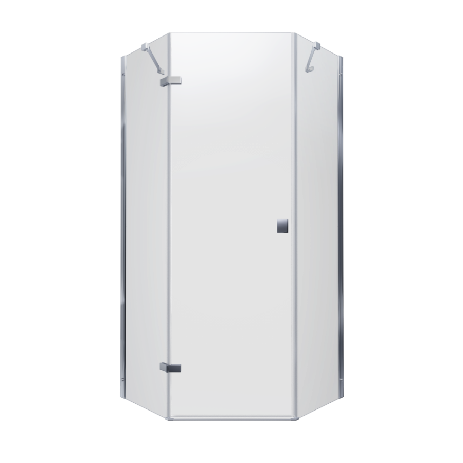 Triton Сигма-Хром душевая ширма 100х100 без поддона Щ0000056790
